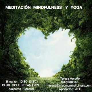 “Iniciación en técnicas de  Meditación Mindfulness y Yoga – 9 marzo”